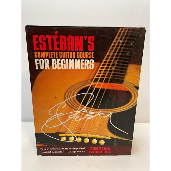 Esteban's Complete Guitar Course for Beginners by Esteban DVD and book music - Picture 1 of 13